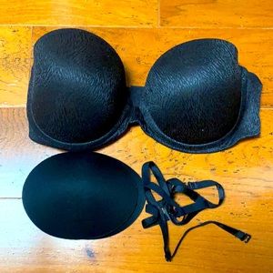 Strapless push up bra